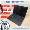 Dell Notebook DELL Latitude E7250 Cpu i5-5300u Ram 8gb DDR3 SSD 250gb 12.5"