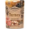 CARNILOVE Raw Freeze-dried Snack Turkey 60g bocconcini di tacchino liofilizzati per cuccioli e cani adulti