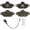 TRW GDB1745 Pastiglie Freno Set di 4 para Fiat Panda/Panda Classic (169_) 2003 - Assale Anteriore e Altri Veicoli