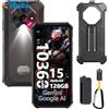 Does not apply Armor X16 telefono solido Smartphone robusto indistruttibile Android 15, 12GB+12