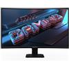 GIGABYTE GS27QCA Monitor Curvo 27" VA 180Hz QHD 1ms 2*HDMI/DisplayPort