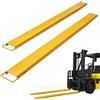 VEVOR Prolunghe Forche per Pallet 244x14 cm Prolunghe Forche per Carrello Elevatore Industriale 1 Coppia in Acciaio al Carbonio per Spostamento Trasporto, Forche Prolunghe per Trasporto Merce, Giallo