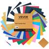 VEVOR Vinile Termoadesivo Carta 304,8 x 304,8 mm 30 Fogli Multicolori Pellicola per Plotter in Vinile a Trasferimento Termico per Macchine da Taglio, Pellicola Termoadesiva per Magliette, Cappelli