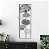 Wallity Hanah Home Accessorio decorativo da parete in metallo, fatto a mano, 32 x 90 x 4 cm, 100% metallo, design unico dipinto a mano, perfetto per la decorazione domestica, aggiunge eleganza e stile