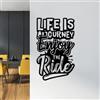 Wallity Hanah Home Elegante accessorio decorativo da parete in metallo, nero, 42 x 70 cm, 100% metallo, spessore 1,5 mm, leggero (0,92 kg), perfetto per l'arredamento moderno della casa