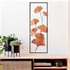 Wallity Hanah Home Accessori decorativi da parete in metallo, 32 x 90 x 4 cm, 100% metallo, design unico dipinto a mano, perfetto per decorazioni per la casa, aggiungere eleganza e stile