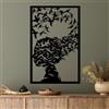 Wallity Hanah Home Elegante accessorio decorativo da parete in metallo nero, 45 x 70 cm, 100% metallo, spessore 1,5 mm, facile da montare, perfetto per arredamento moderno