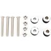 OUKENS Kit hardware di aggancio, 12 pezzi Set Kit hardware di aggancio per moto Sissy Bar Vite di montaggio per rack adatta per 1200 XL1200NS 2018-2020