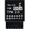 NUHFUFA Modulo di sicurezza di ricambio TPM 2.0 LPC 14Pin (14pin-1) modulo di sicurezza per GIGABYTE GC-TPM20 accessori della piattaforma