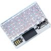 LIKE SHOW Tastiera Bluetooth wireless compatta portatile retroilluminata a 7 colori con mouse integrato touchpad, mini tastiera ricaricabile per computer/laptop/iPad/Mac/Android/Windows/Tablet/Surface (rosa)