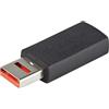 StarTech Adattatore USB-A Blocco Dati Ricarica Sicura, M/F (USBSCHAAMF)