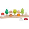 Goki Farben- und Formensortierspiel Kleine Waldfreunde: 30 x 5,5 x 9 cm, Holz, 16 Teile, per Stück