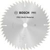 Bosch 1x Lama per sega circolare PRO Multi Material a filo | per Alluminio, Materiali plastici, Ø 184 mm, Professional Accessorio Seghe circolari a filo portatili