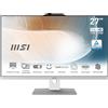 MSI PC All-in-One 27" Intel Core i7 16GB 512GB SSD Windows 11 Pro Bianco AM272P