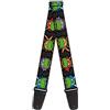 buckle-down tracolla per chitarra 2.0 Wide Classic TMNT Expessions/Battle Gear Gray/Multi Color