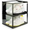 Crep Protect Scatola per scarpe - Ultime casse di stoccaggio per sneaker 2.0 - Organizer per scarpe (2 casse per confezione)