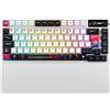 ASUS ROG Azoth X 75% Wireless Custom-Gaming Tastiera (layout QWERTZ, switch meccanici hot-swap ROG NX V2, Bluetooth, 2,4 GHz RF Wireless, USB, SpeedNova, display OLED, bianco)