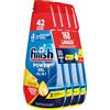 Finish Powergel, Gel Detersivo per Lavastoviglie Liquido, 42 Lavaggi, 940ml, Poteri Sgrassanti, Limone, Multiazione (Confezione da 4)
