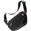 Inateck Sling Bag X-Lite, 3.8L Crossbody Borsa a Spalla Tracolla Leggera con Cinturino Regolabile, Resistente all'Acqua per Uomo e Donna, Ciclismo, Lavoro, Sport e Escursionismo