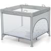 Foppapedretti Box Pieghevole Jubox, per bambini dalla nascita a 36 mesi, Trasportabile con Borsa in dotazione, Tappetino Imbottino, Angoli Protetti con Rivestimento, 93x93x78 cm, Dolcestella