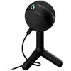 Logitech G Yeti Orb Microfono a Condensatore RGB per Gaming con LIGHTSYNC, Microfono USB per Streaming, Cardioide, Plug and Play USB per PC e Mac, Nero