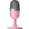 Razer Seiren Mini - USB Microfono a condensatore da Streaming Ultra-Compatto (Schema di rilevamento supercardioide, Solido Supporto inclinabile, Supporto Antiurto Integrato) Rosa