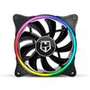 NOX XTREME PRODUCTS Hummer X-FAN - NXHUMMERXFAN - Ventilatore PC 120 mm, doppio anello LED ARGB Rainbow, ultra silenzioso con cuscinetti in gomma antivibrazione, grande flusso d'aria, 3 pin