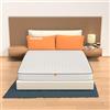 miasuite i sogni italiani Materasso King Size Matrimoniale Memory 180x200 cm, Alto 25 cm con Dispositivo Medico - Materasso Allegro