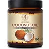 AROMATIKA trust the power of nature Olio di Cocco non Raffinato 100ml - Naturale e Puro al 100% - Cocos Nucifera - Spremitura a Freddo - Ideale per Capelli - Pelle e Corpo - Bellezza - Massaggio