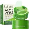 Lxitian Patch Occhi Antirughe, Maschera Occhi di Aloe Vera,Collagene Patch Occhiaie e Borse,Borse Occhi Sgonfia,Eye Patches All'Acido Ialuronico per Riduce le Linee Sottili e le Rughe,Ldrata il Contorno Occhi