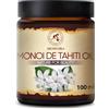 AROMATIKA trust the power of nature Olio di Monoi di Tahiti 100ml - Naturale e Puro al 100% - Olio di Base ed Essenziale - Cura per Viso - Corpo - Capelli e Pelle - Anti-Invecchiamento