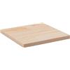 vidaXL Piano Tavolo 40x40x2,5 cm in Legno Massello di Pino Quadrato, Piano Tavolo in Legno, Piano Tavolo da Pranzo, Piano tavolino