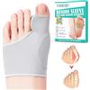 Tpubmity Tutore Alluce Valgo, Calzini per Alluce Valgo, Tutore Alluce Valgo Correttore, Correttore Alluce Valgo e Separatori con cuscinetto in gel di silicone integrato, Alleviare Il Dolore (37-43 M, Grigio)