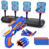 Buoeuik Tiro al Bersaglio con Pistola Giocattolo per Bambini 3 4 5 6 7 8 9 10 anni, Bersaglio Digitale Elettrico per Nerf, 20 Proiettili, Giochi Bimbo Gioco Blaster Interno Esterno Regalo Compleanno Natale
