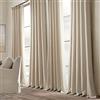 Lush Decor Tenda da finestra in lino prelavato belga (pannello singolo), 274,3 x 127 cm, lino