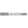 RAYHER Chalky Finish Marker punta tonda 2 - 4 mm, con valvola, colore Blu, Grigio, 14.2 x 1.5 x 1.5 cm, 1 pezzo