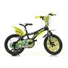 DINO BIKES Bicicletta Bambini 14 T-Rex Dinosaur Adventure con Rotelle - REGISTRATI! SCOPRI ALTRE PROMO