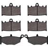 Yerbay Pastiglie freni Anteriore/Posteriore kit per Suzuki GSR 600 K6 K7 K8 2006-2010 / GSR 400 K6 K7 K8 2006-2008