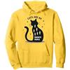 Generic I Gatti Sono Le Mie Persone preferite - Amante felino Felpa con Cappuccio, Unisex per Adulti, Limone, S