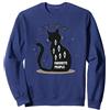 Generic I Gatti Sono Le Mie Persone preferite - Amante felino Felpa, Unisex per Adulti, Navy, M