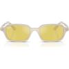 Ray-Ban Occhiali da Sole RB4455 68086D Zuri Bianco/Giallo Unisex