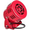 Duokon Allarme Motore 220V 110dB MS-190 Mini Sirena di Allarme in Metallo Sirena di Segnalazione Allarme Motore Allarme Sonoro Industriale Buzzer Protezione Elettrica Contro il Furto Suono Continuo