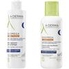 A-Derma Exomega Control Crema notte emolliente ristrutturante + Bagno lenitivo anti-grattage 1 pz Set
