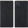 OKZone Cover per Samsung Galaxy A91/S10 Lite/M80S, Cover a Libro Samsung A91/S10 Lite/M80S, Custodia in Pelle Magnetica [Portafoglio] Custodia Silicone TPU,Funzione Supporto Slot Schede (Nero)