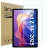 Simpeak 2 Pack Pellicola Protettiva Compatibile con Xiaomi Redmi Pad 2 2025 11, Vetro Temperato Protezioni Schermo HD [Anti-graffio] [Senza bolle]