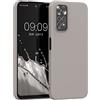 kwmobile Custodia Compatibile con Xiaomi Redmi Note 11 / Note 11S Cover - Back Case per Smartphone in Silicone TPU - Protezione Gommata - marrone grigio