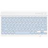 HZD Tastiera Wireless Bluetooth, Ricaricabile Tastiera Senza Fili Universale Ultra Sottile per Tablet, Piccola Tastiera Wireless per Tablet Samsung/IOS/Android/Windows/Telefoni,Layout Italiano QWERTY