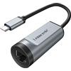 Lemorele Adattatore di Rete USB-C a RJ45 Ethernet per MacBook Pro/Air M1, D 100W, Plug & Play, Adattatore USB a Ethernet LAN RJ45, Compatibile Windows,iPad pro M1,ChromeOS, Linux,XPS E il Cellulare