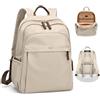 GOLF SUPAGS Zaino Porta PC Donna 14 Pollici, Impermeabile Borse del Laptop di Lavoro, Zaino da Viaggio College (Albicocca)