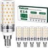 Tailcas Lampadine LED E14 12W, 6 pezzi Luce Bianca Calda 3000K, Equivalente 100W Lampada Alogena, 1000lm, Non Dimmerabile Nessun Sfarfallio Risparmio Energetico Lampadina E14,CA 220-240V